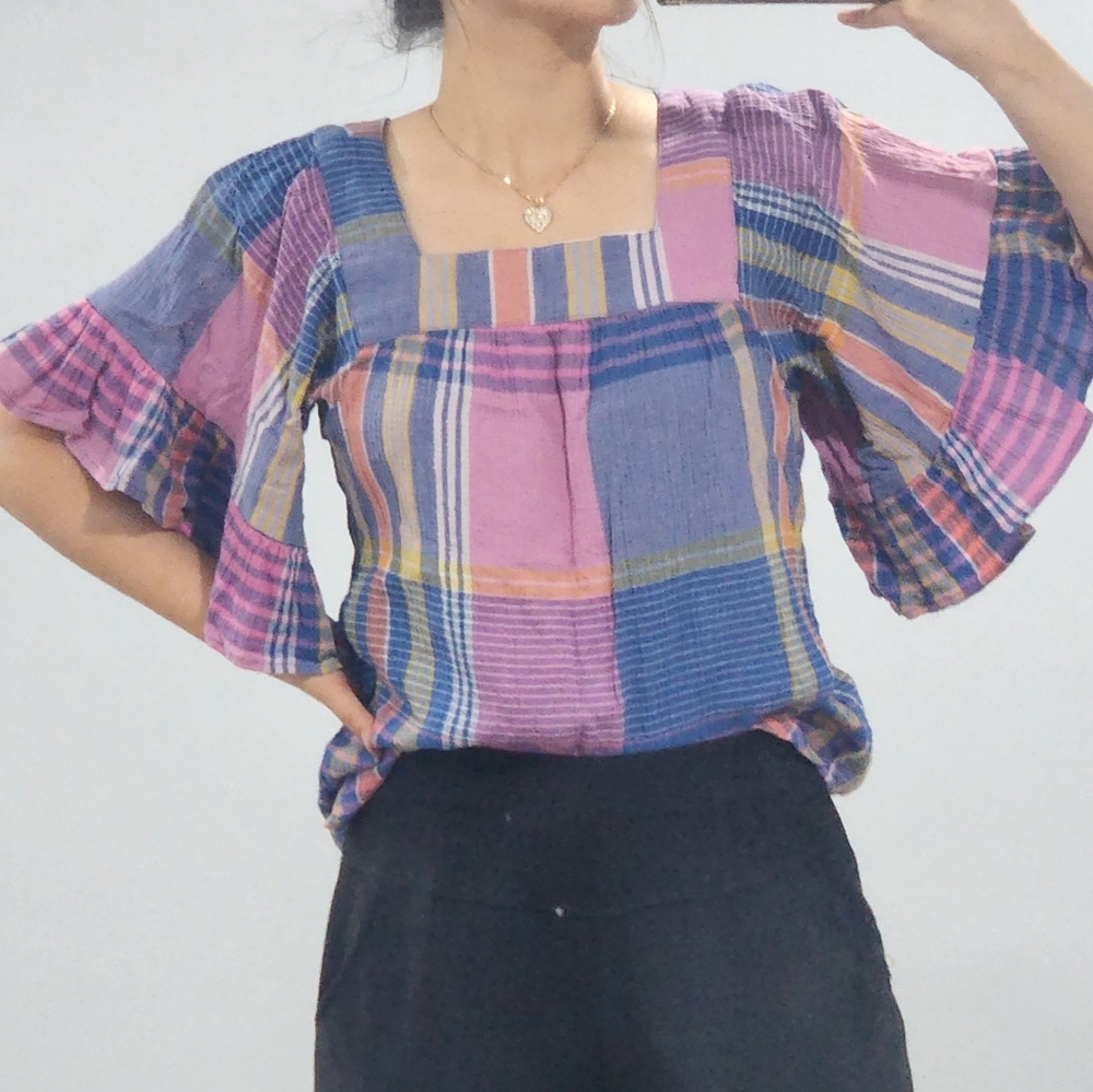 Square neck shirts, Beachlunchlounge  Size Small